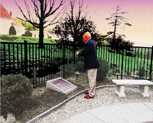 New bronze Memorial Garden Plaques 10 square stones, first of my 25* Toffey's Brothers and cousins in May 11, 2014, Akin Hatch wife, Susan E. Toffey died on February 2014, 68 years. 